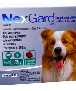 NEXGARD ANTIPARASITARIO EXTERNO MASTICABLE DE 10-25 KG 3 COMPRIMIDOS