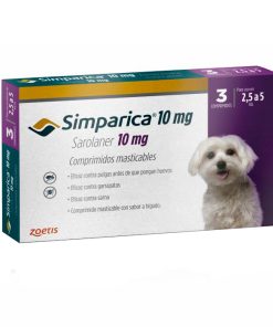 SIMPARICA 10MG X3 TAB. 2,6-5KG