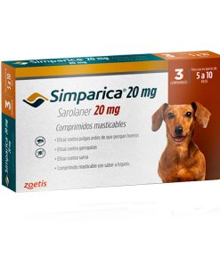 SIMPARICA 20MG X3 TAB. 5-10KG