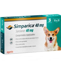 SIMPARICA 40MG X3 TAB. 10-20KG